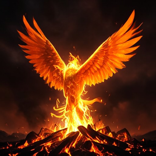 Our 1-step: phoenix rising from embers